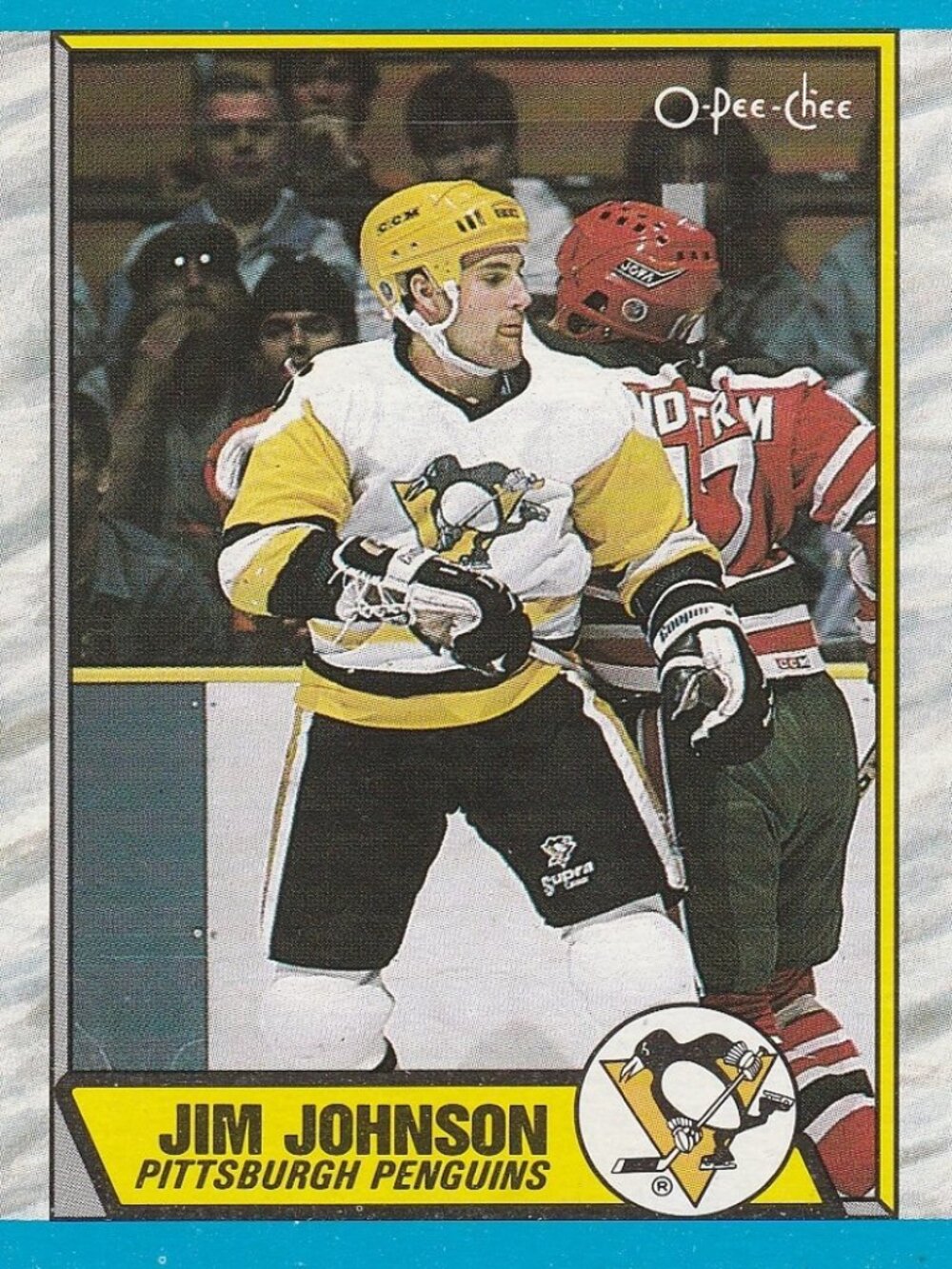 Jim Johnson - 1989 Topps Hockey Card